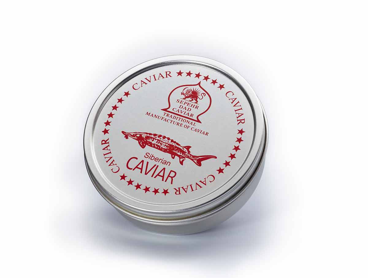 Caviar Baeri sibérien d'Italie sans conservateur